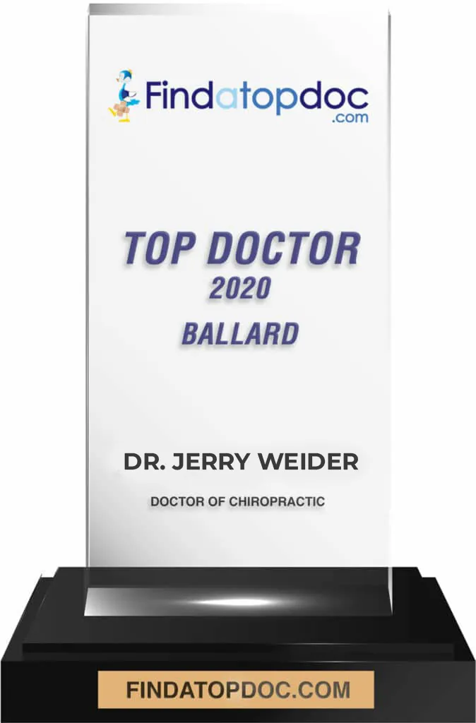 Top Doctor award- Dr. Jerry Weider DC