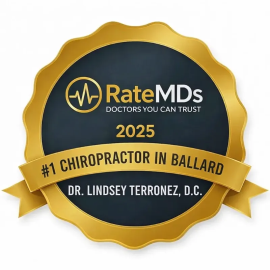 Dr. Lindsey Terronez, DC, patient rating on RateMDs, Ballard Seattle Chiropractic Center