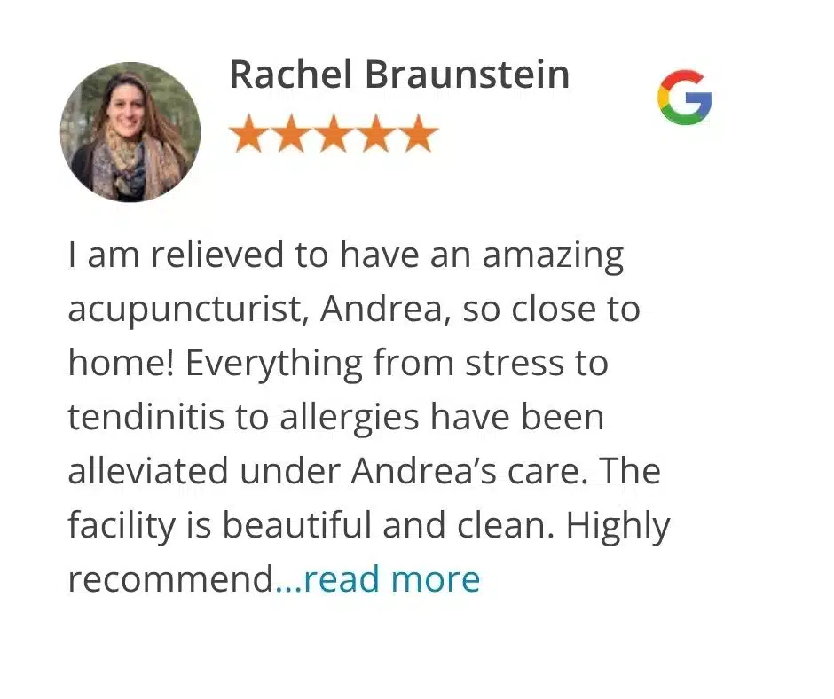 Google review from Rachel Braunstein for Ballard Seattle Chiropractic Center