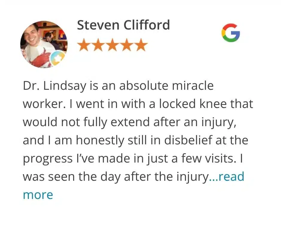 Google review from Steven Clifford for Ballard Seattle Chiropractic Center