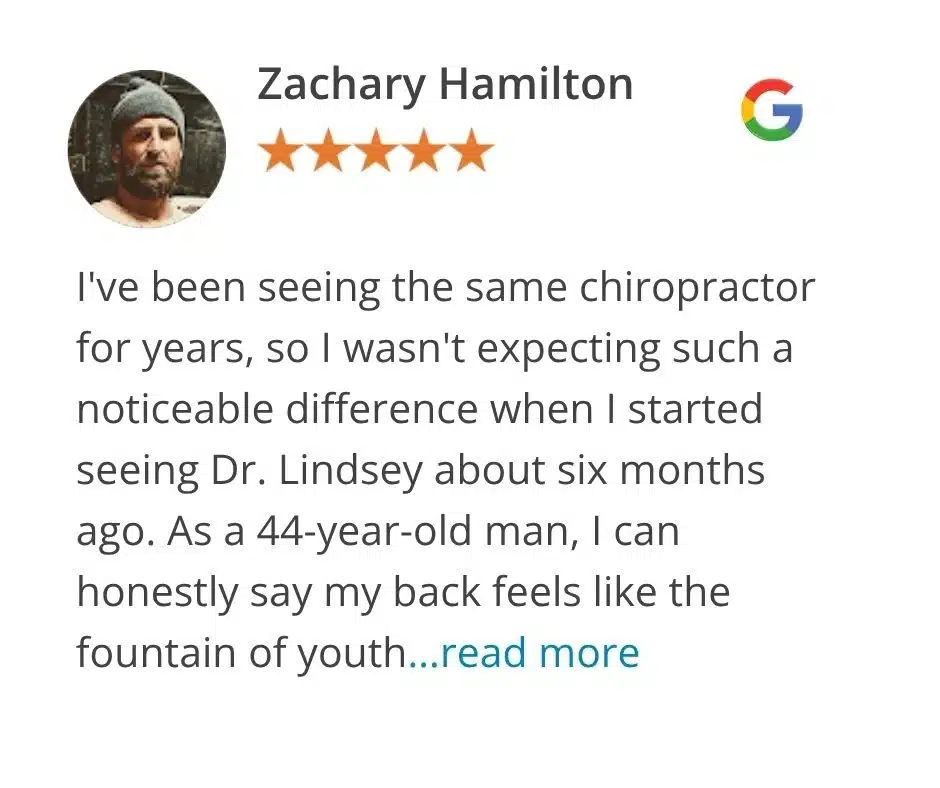 Google Review of Zachary Hamilton
